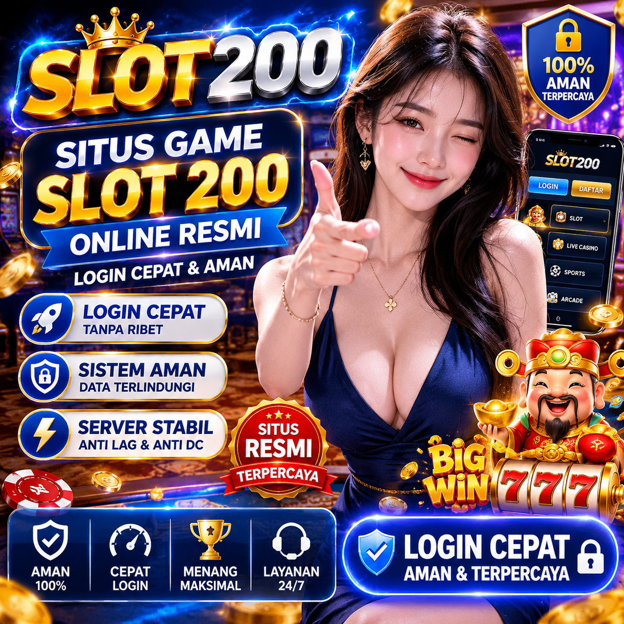 SLOT200: Situs Game SLOT 200 Online Resmi dengan Login Cepat dan Aman